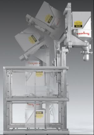 High lift drum dumper