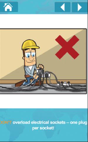 IPhone fire safety app