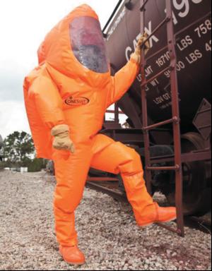 Caluculating the cost of chemical protective suits