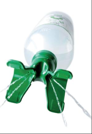 Rinse both eyes at once