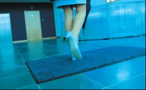 Serviced entrance mats