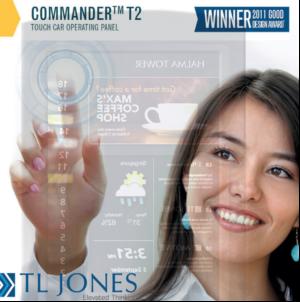 Touchscreen at the top