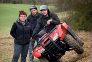 Get trained & wear a helmet for ATVs