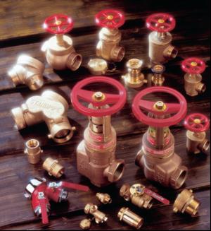 Brass & steel fire protection products