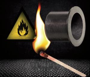 Fire resistant plain bearing