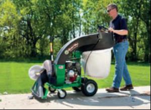 Quiet leaf & litter vacuum