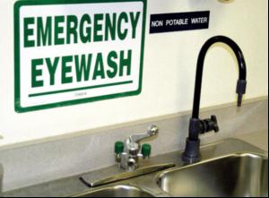 First aid for chemical exposures