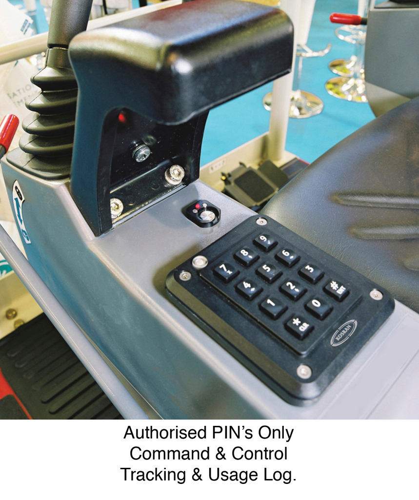 Kosran's PIN keypad prevents unauthorised use
