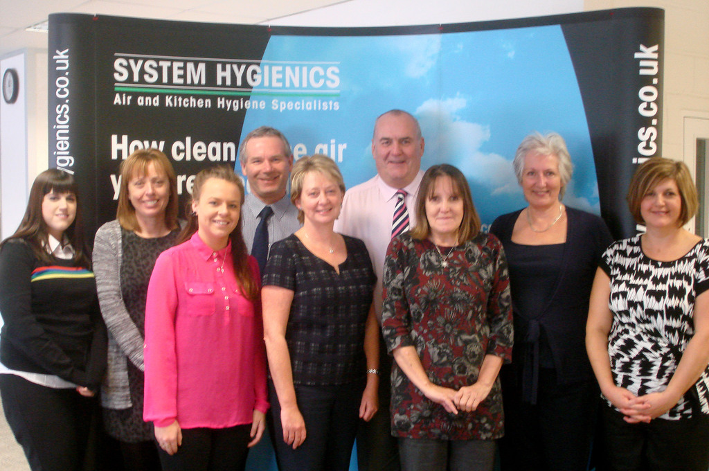the team at system hygienics celebrates 20 years of clean air business.