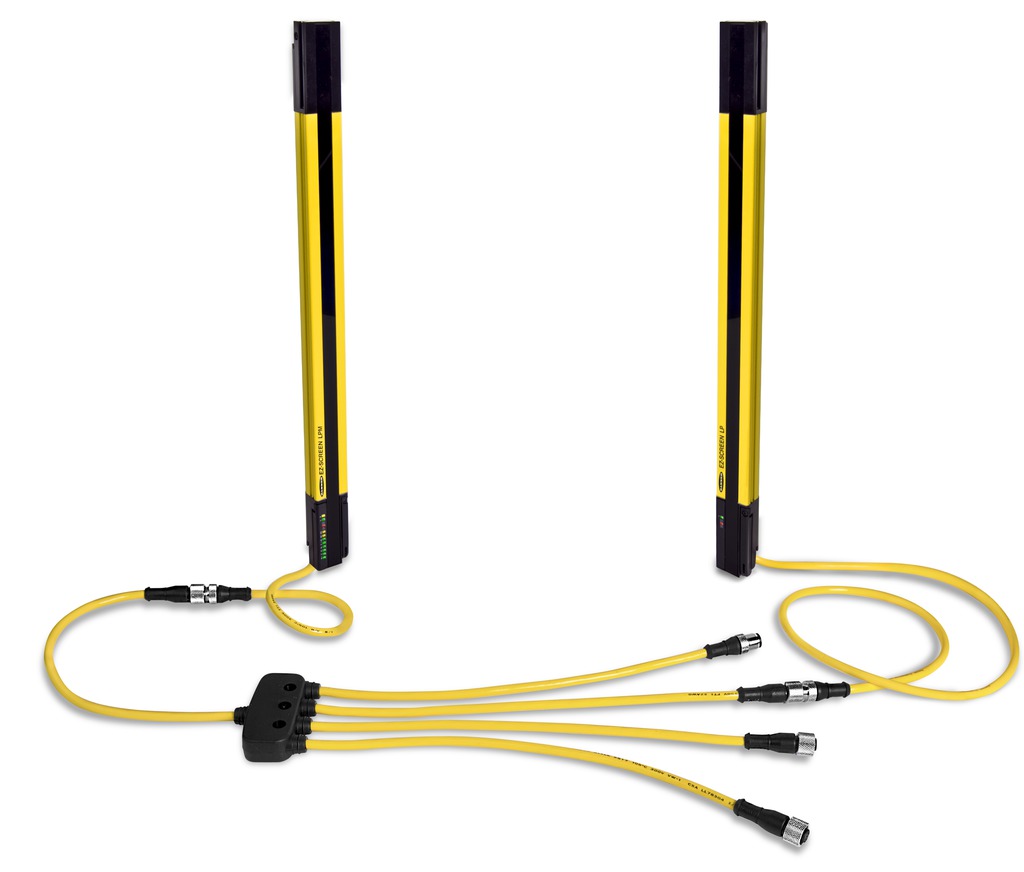 banner ez-screen low profile safety light curtains