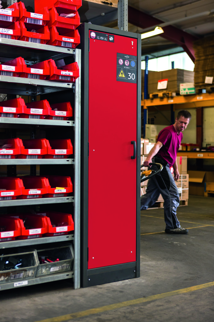 asecos new safety storage cabinets type 30 60 cm