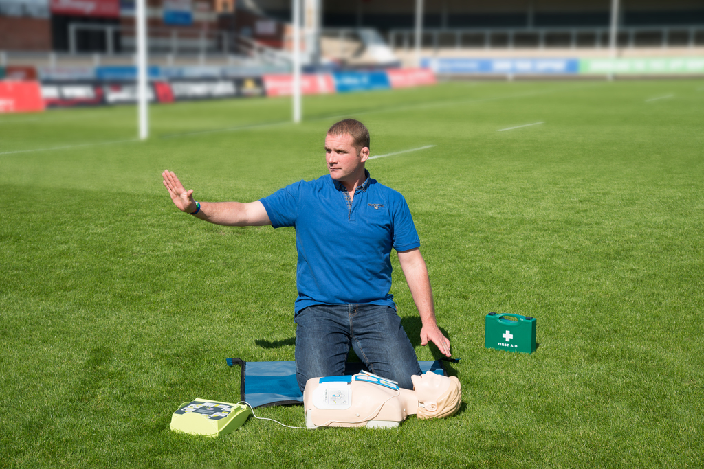 raofan launch - phil vickery resuscitation demonstration