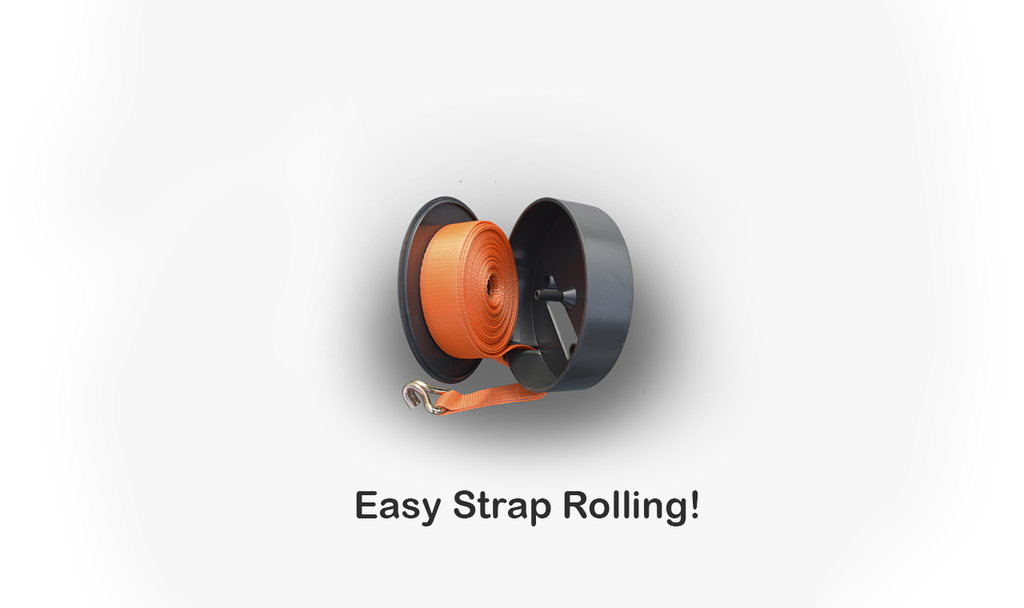easy ratchet strap rolling