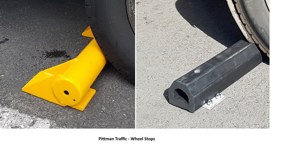 pittman traffic wheel stops