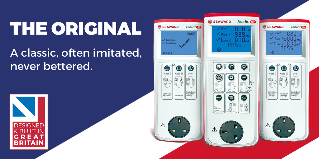 Seaward PrimeTest range still leading the PAT testing market