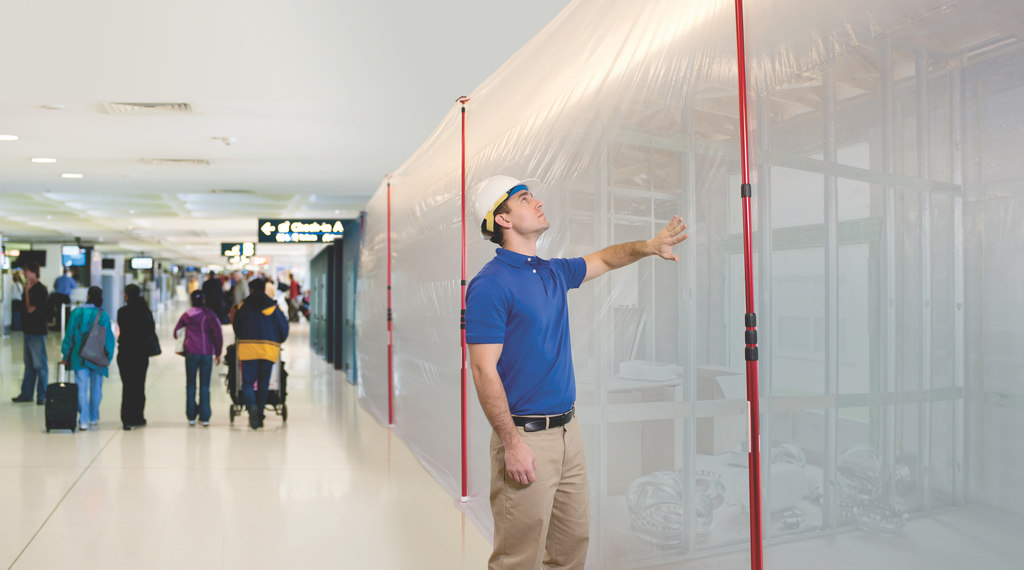 zipwall barrier system_commerical