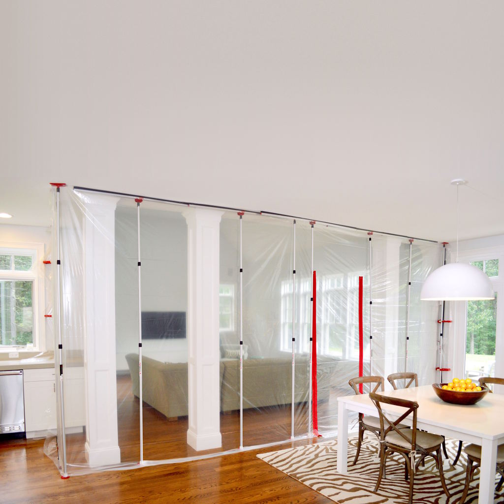 zipwall barrier system_residential