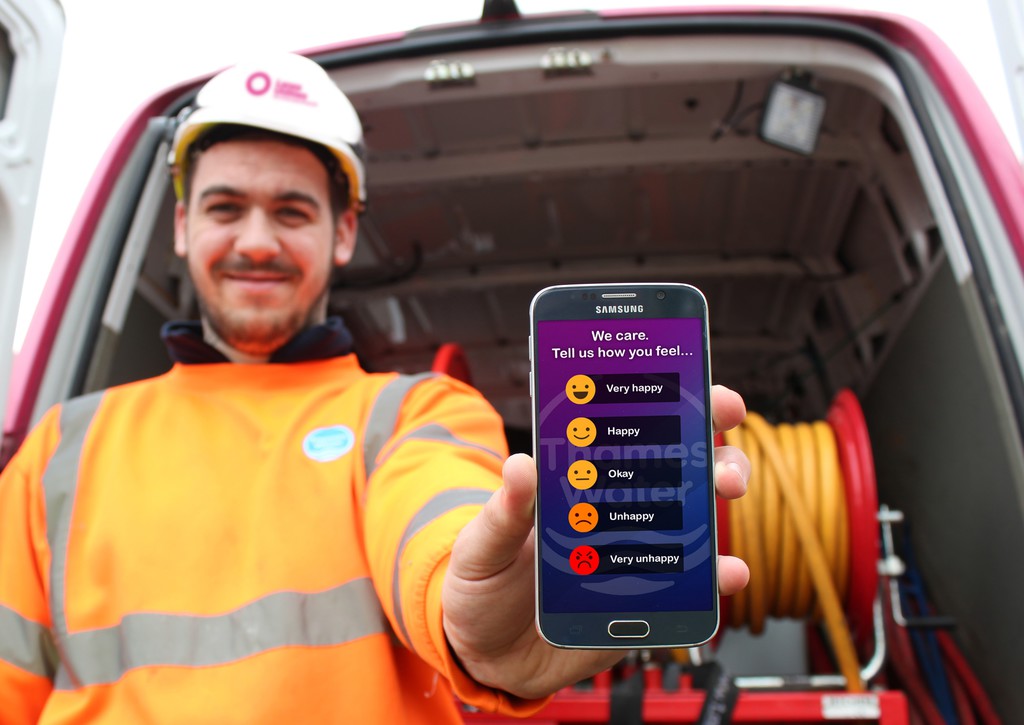 wastewater engineer ryan curle shows off lanes utilities wellbeing app