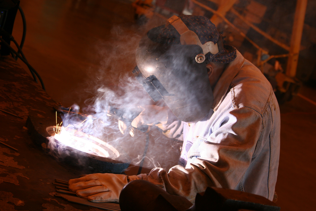 STOCK welding fume airborne hazard