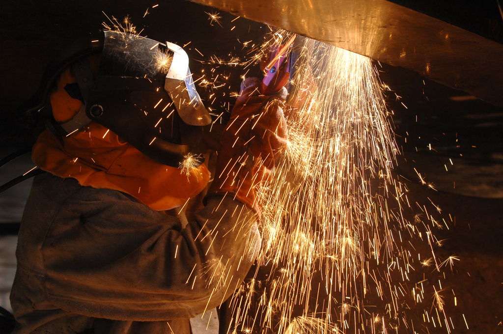 STOCK welding sparks RPE