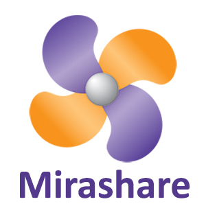mirashare logo and word below 300 x 300