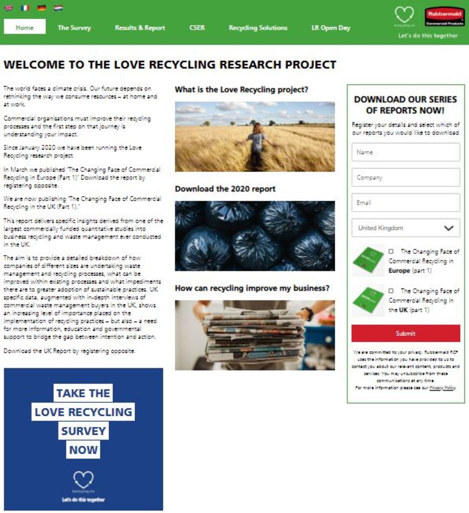 RCP recycling survey