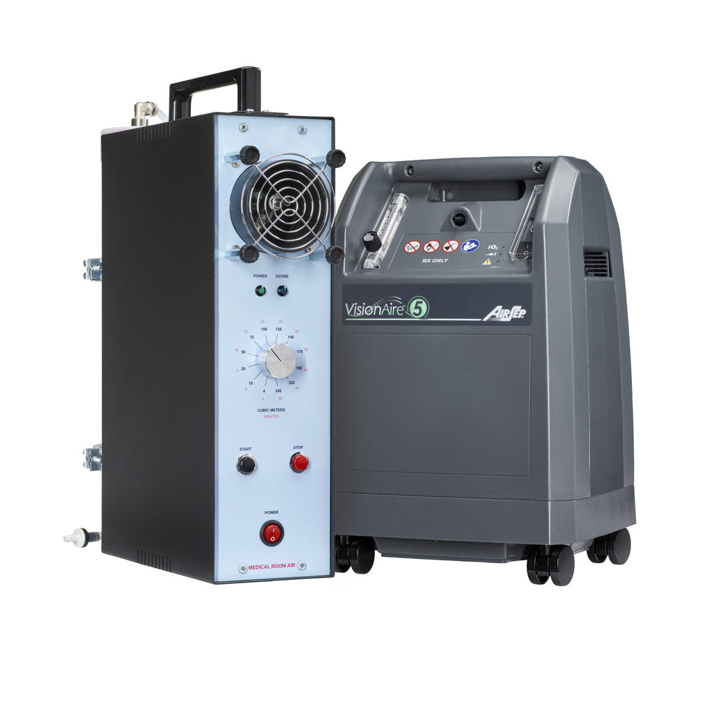 Use Ozone to eliminate airborne particles