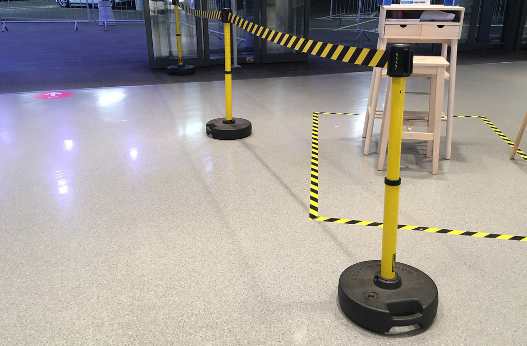 Temporary barrier is a key Covid tool