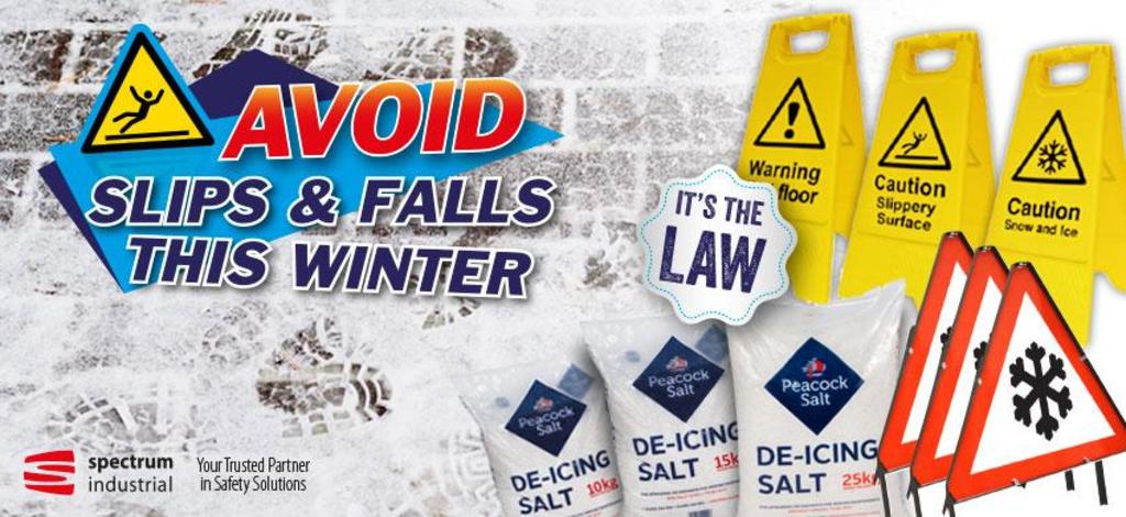 Avoid slips and trips this winter