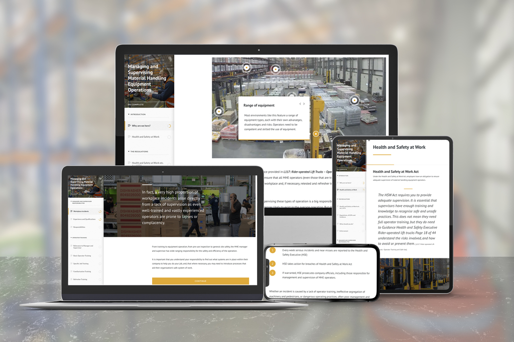 RTITB eLearning offers advice on managing lift truck operations effectively