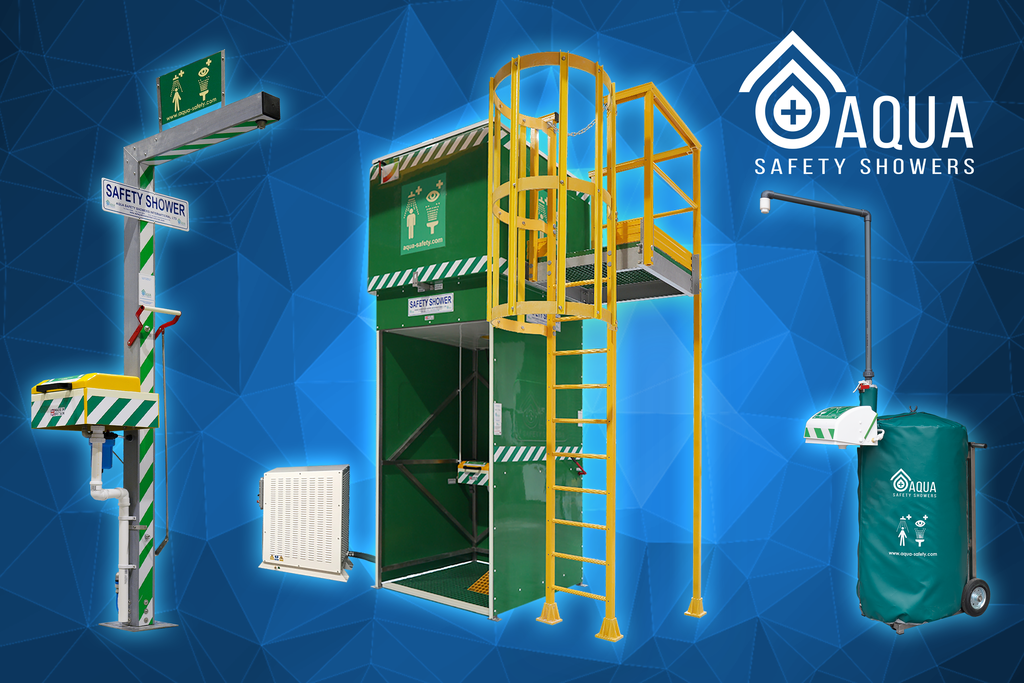 Emergency showers and eye wash units