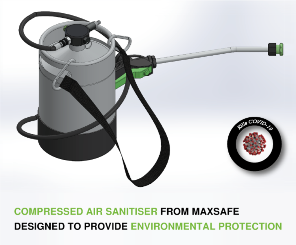 Sanitising disinfection unit from MaxSafe