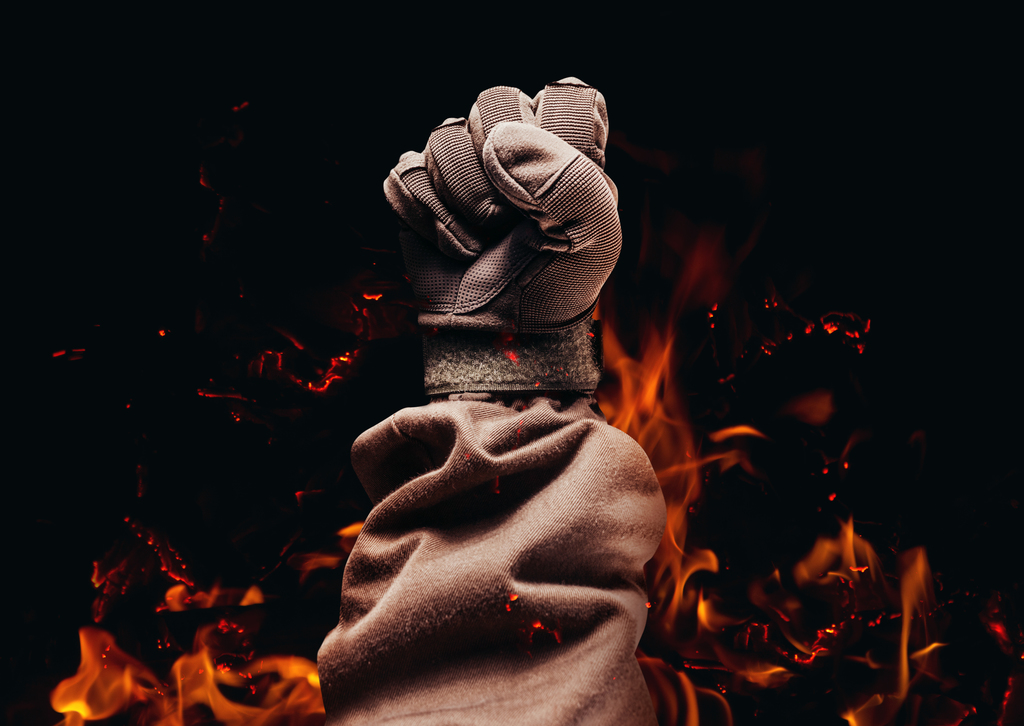 STOCK heat resistant glove PPE