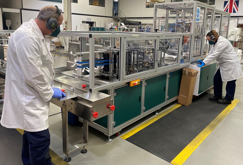 Manufacturing venture of virus killing PPE mask