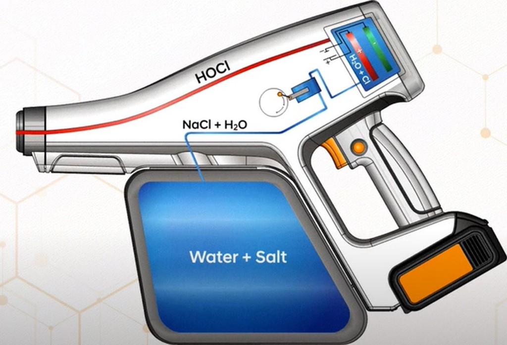 Revolutionary disinfectant maker and sprayer