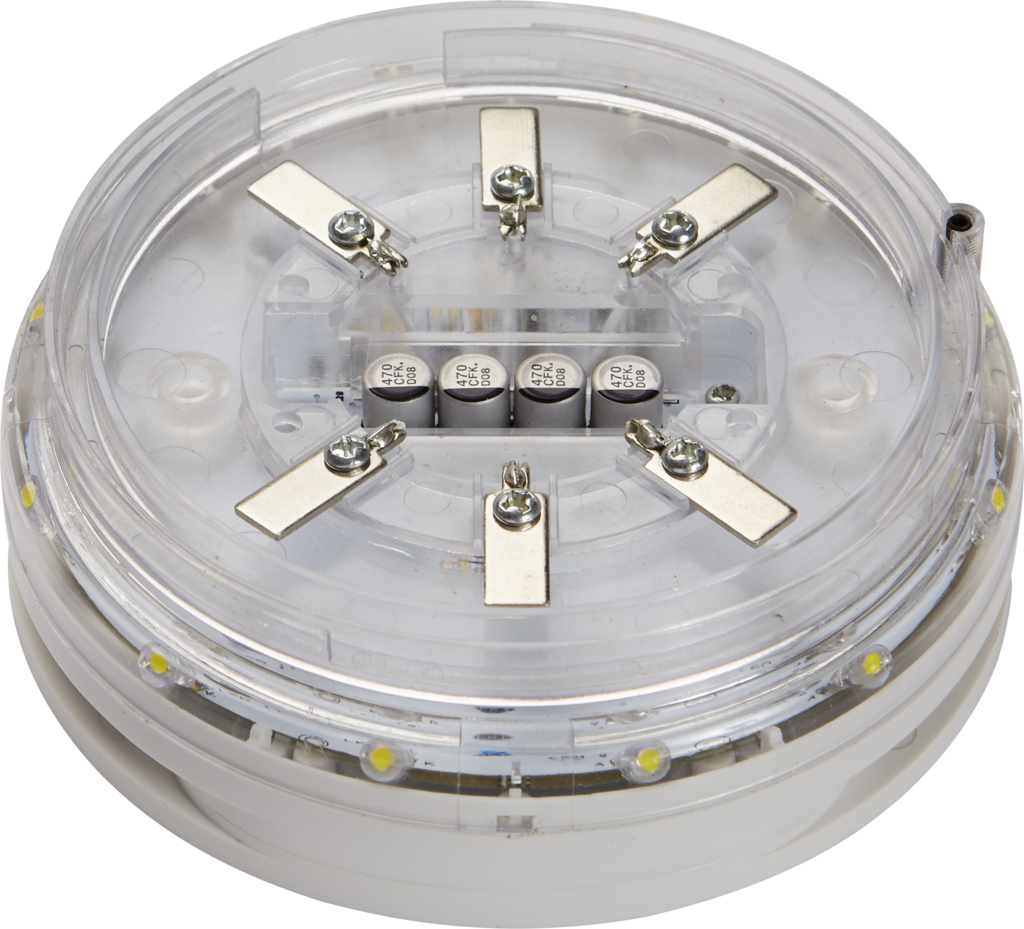 New visual alarm base