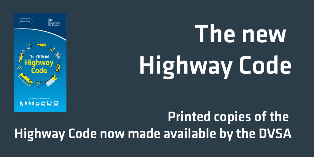 New highway code now available in print