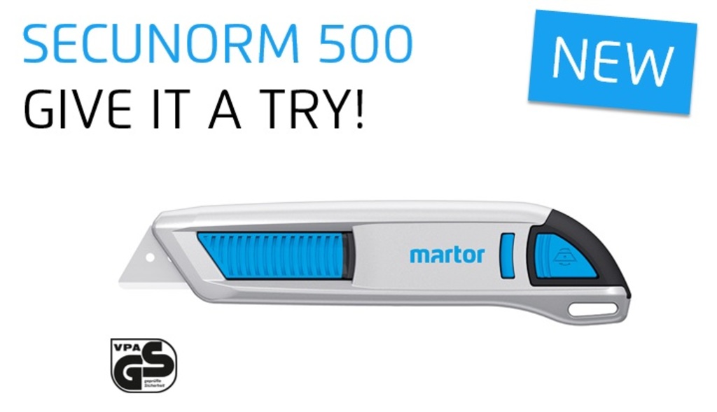 New MARTOR safety knife SECUNORM 500