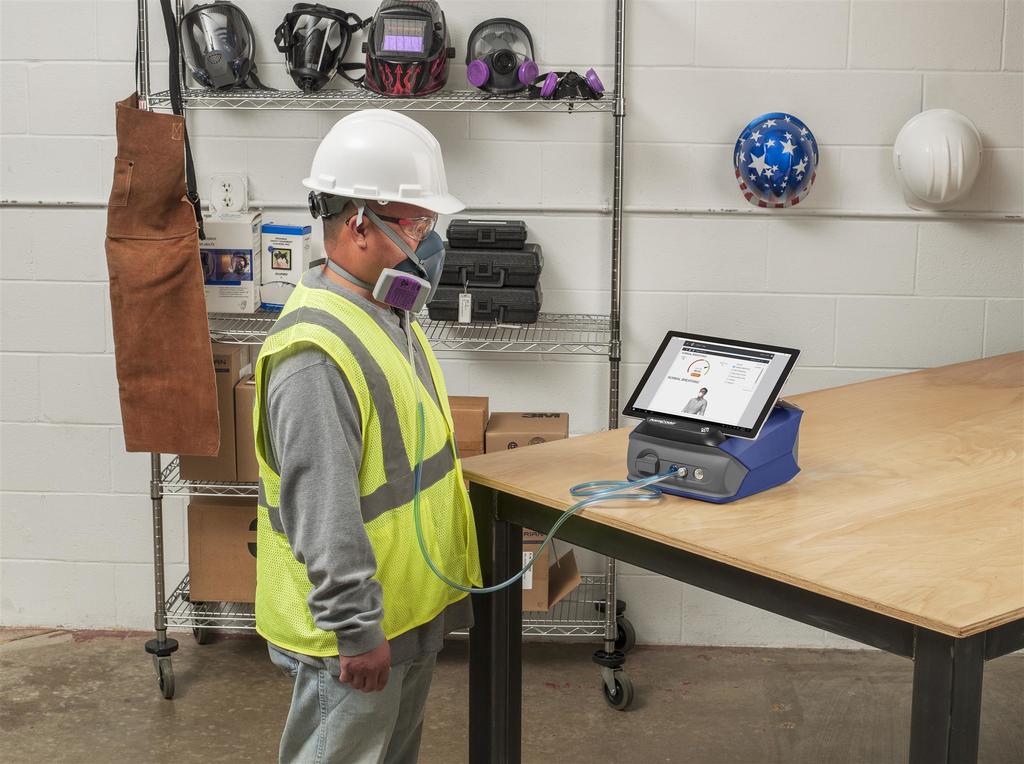 Quantitative respirator fit testing for adequate protection