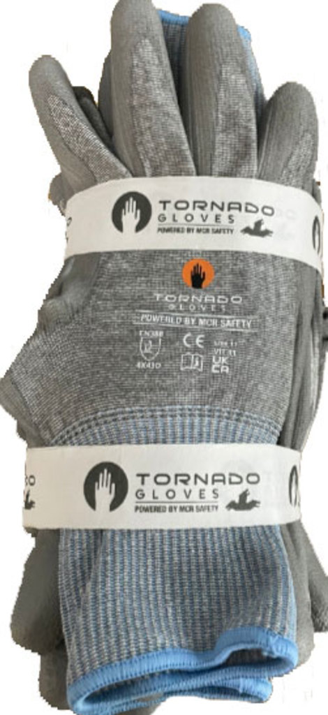 Eco-friendly packaging for safety gloves and eyewear